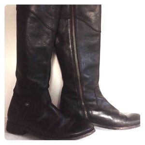 Frye Melissa Button Leather Boot